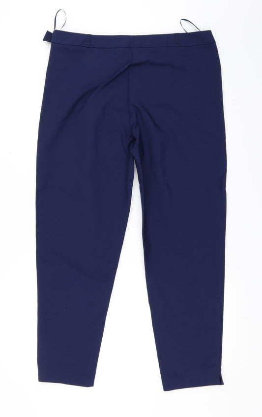 New Look Womens Blue Trousers Size 14 L27 in