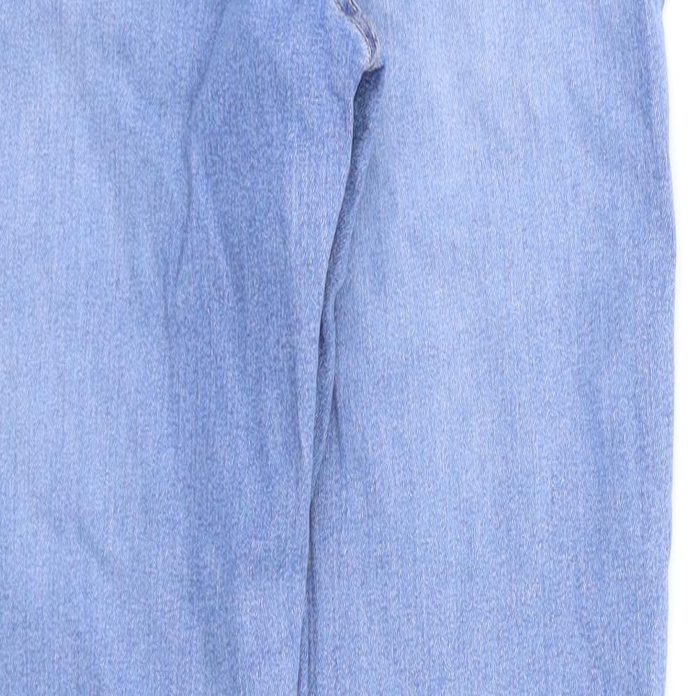 Womens UK Size 30 Denim Relaxed Fit Skinny Blue Jeans
