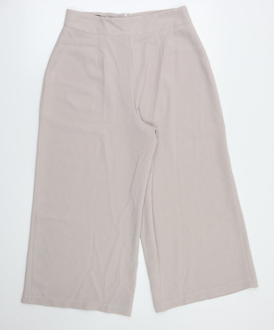 Womens UK Size 12 Boohoo Regular Fit Purple Trousers