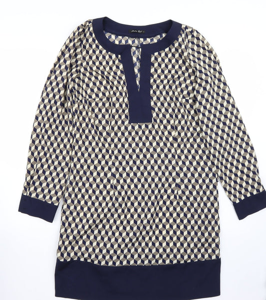 PRETTYLITTLETHING Womens Blue A-Line Size L