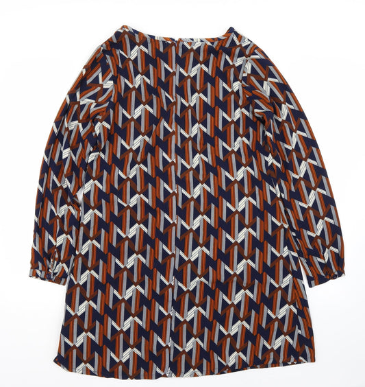 Brave Soul Womens Blue A-Line Size L