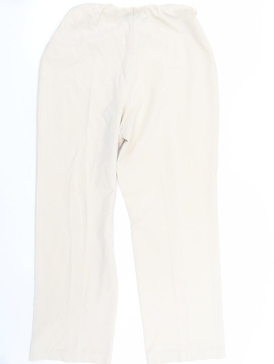 isle Womens Beige Trousers Size 12 L28 in