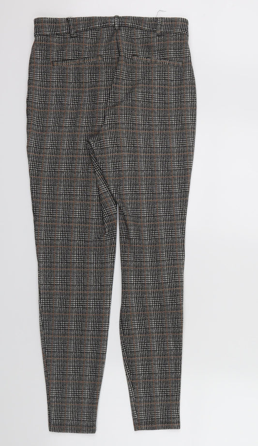 Womens UK Size 10 Dorothy Perkins Regular Fit Capri Brown Trousers