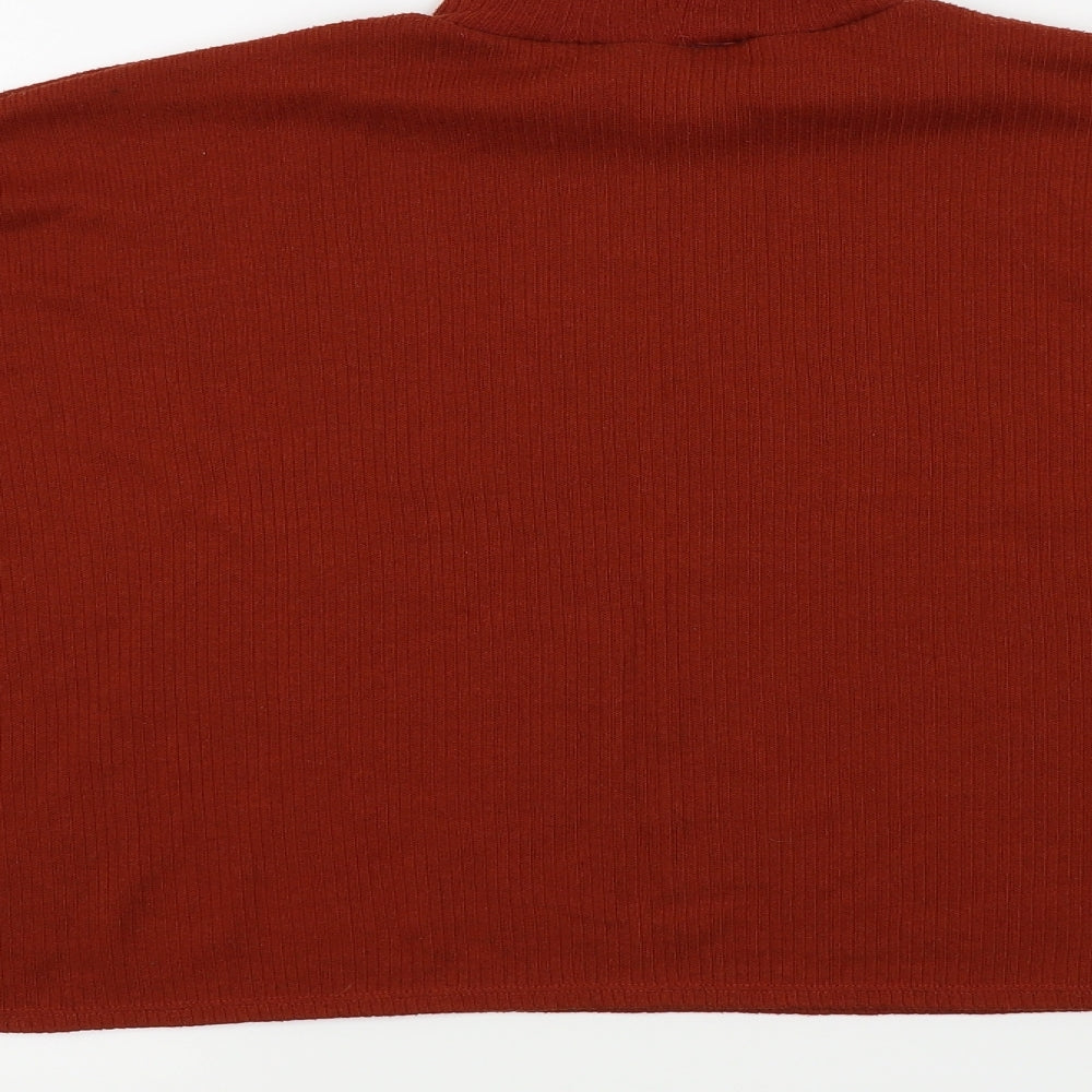 Womens UK Size S H&M Orange Basic T-Shirt