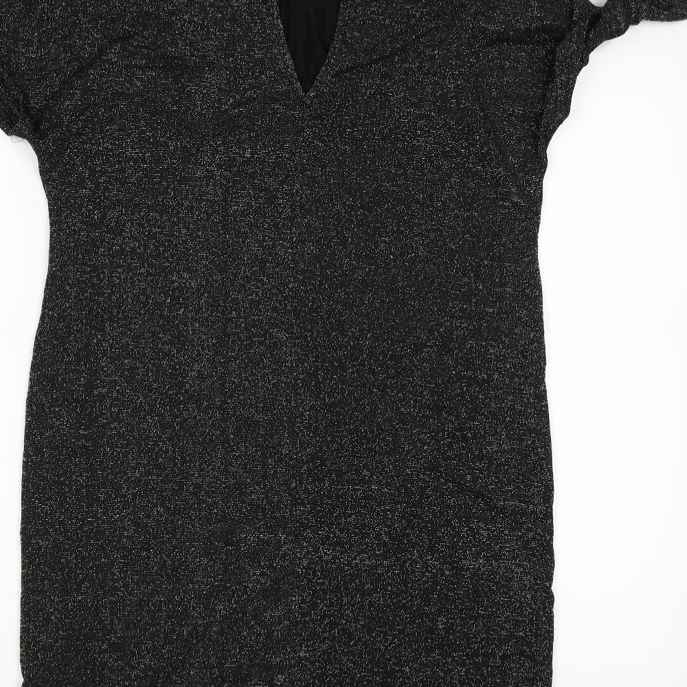 Dorothy Perkins Womens Black A-Line Size 6