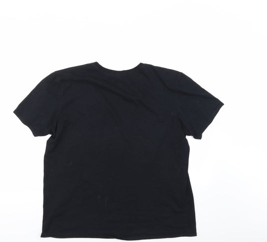 Womens UK Size 12 River Island Black Basic Polo