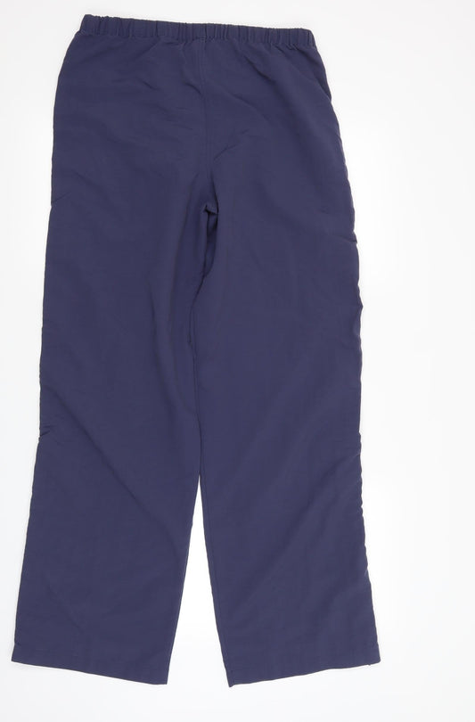Womens UK Size 12 Look Regular Fit Sweatpants Blue Trousers