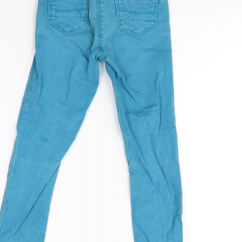 NEXT Girls Blue Straight Jeans Size 4 Years