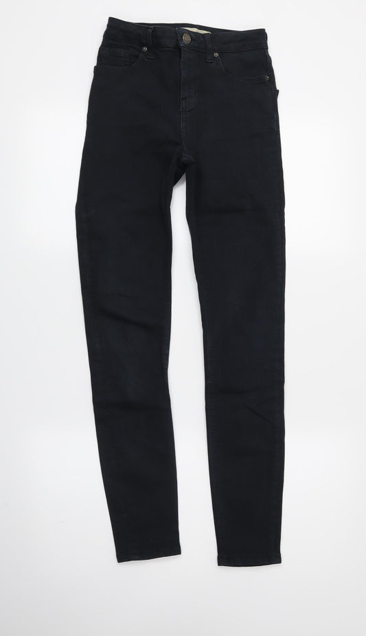 Womens UK Size 25 in Topshop Regular Fit Skinny Blue Jeans