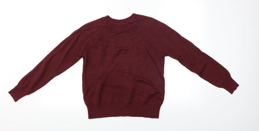 Mango Womens Red Pullover Jumper Size 4
