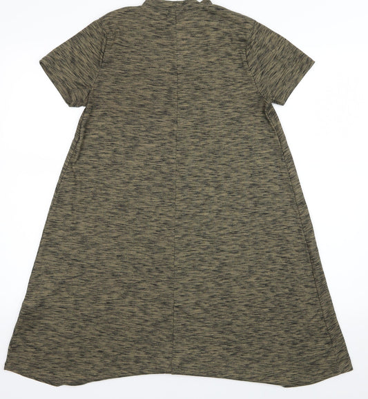 New Look Womens Green Shirt Dress Size 8
