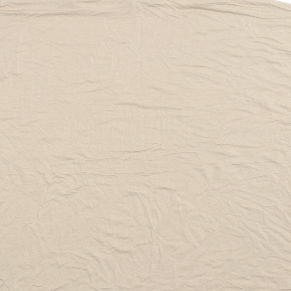 PRETTYLITTLETHING Womens Brown Basic T-Shirt Size 12