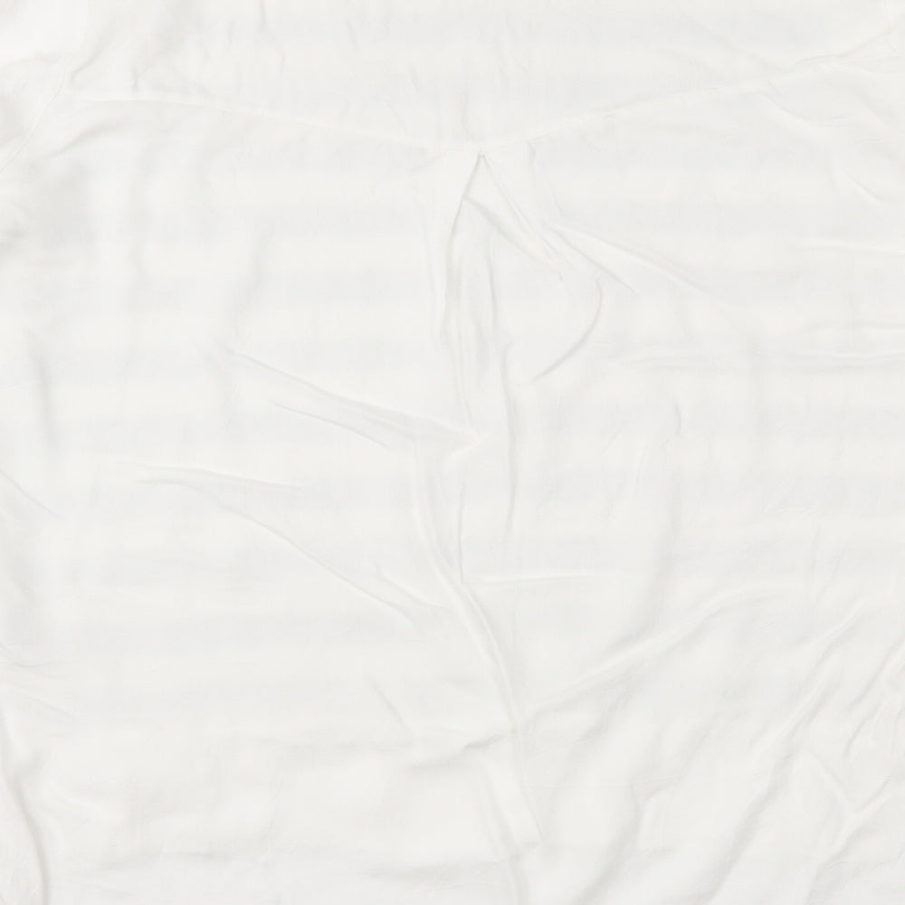 Womens UK Size 12 Marks and Spencer Ivory Basic Blouse