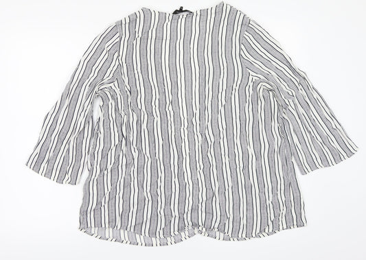 Womens UK Size 12 NEWLOOK White Basic Blouse