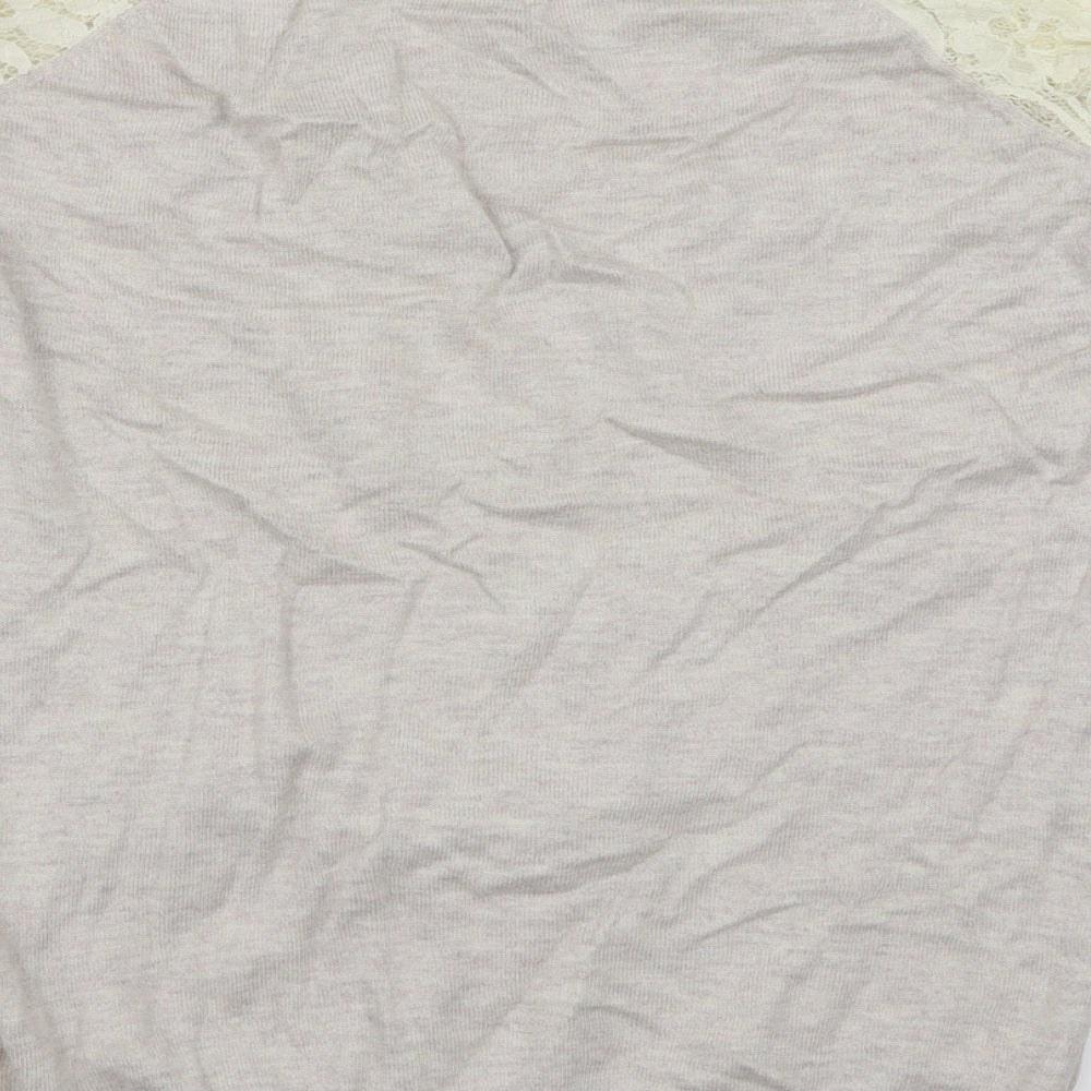 Womens UK Size 8 ASOS Beige Pullover Sweatshirt