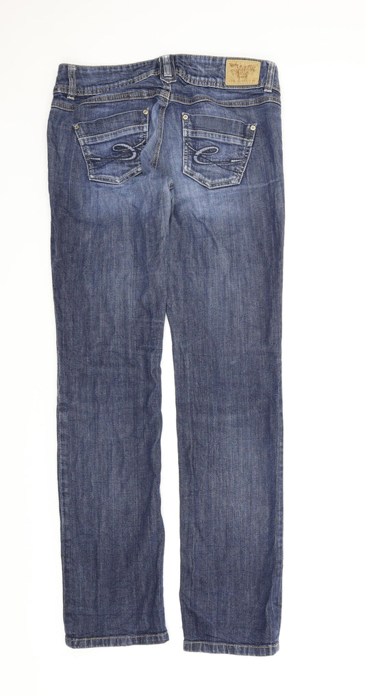 FIVE Mens Blue Denim Straight Jeans Size 29 in L32 in