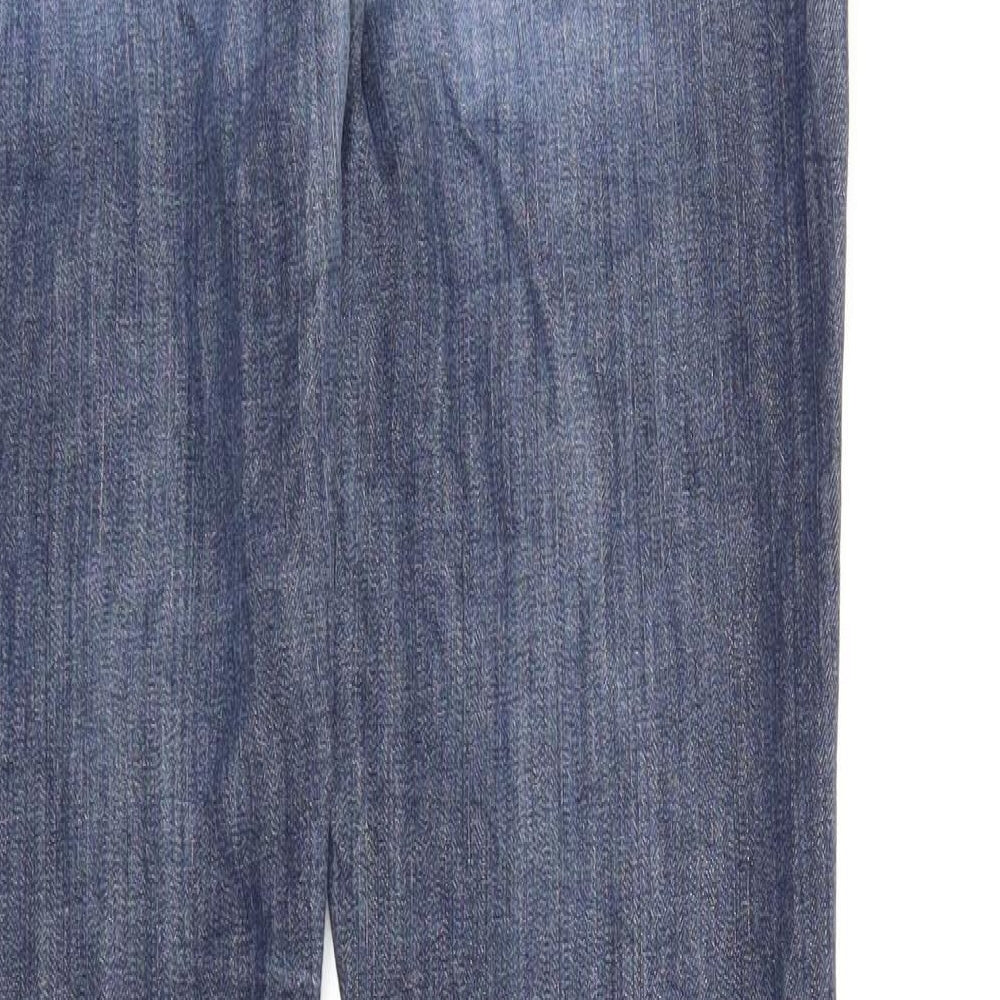 Mens UK Size 29 in FIVE Regular Fit Straight Blue Jeans