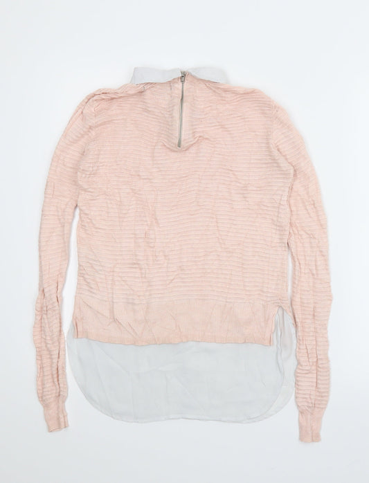 Womens UK Size 6 Atmosphere Pink Basic Blouse