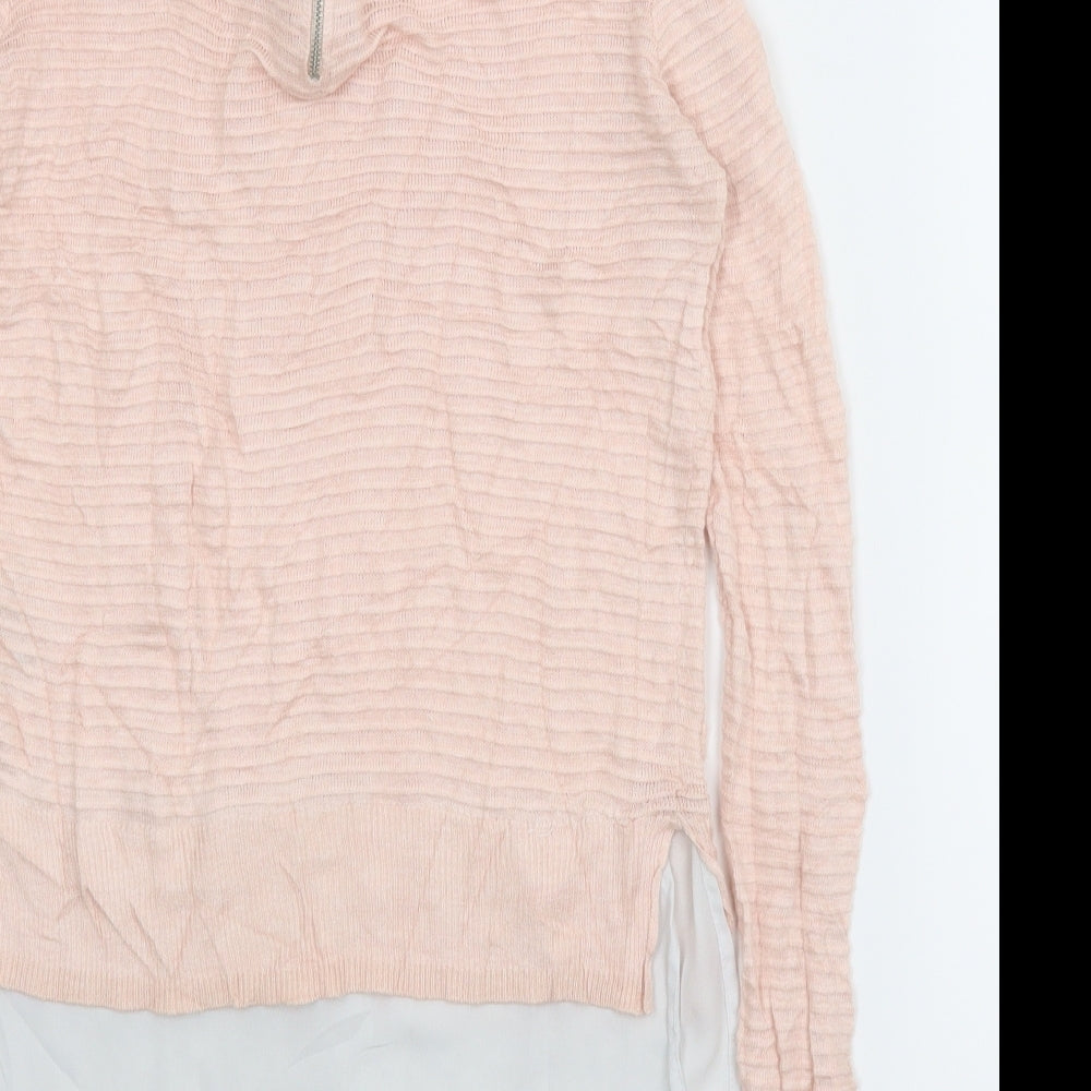 Womens UK Size 6 Atmosphere Pink Basic Blouse