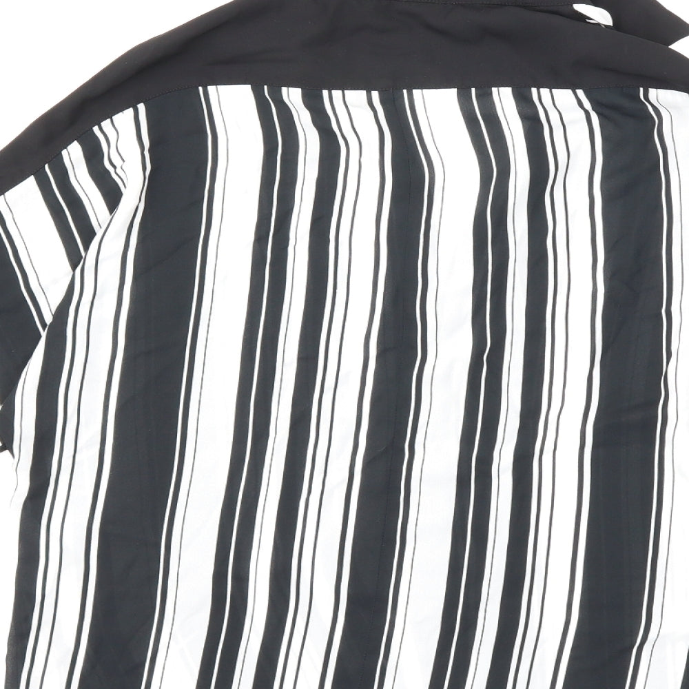 Womens UK Size 10 Very Black Basic Blouse