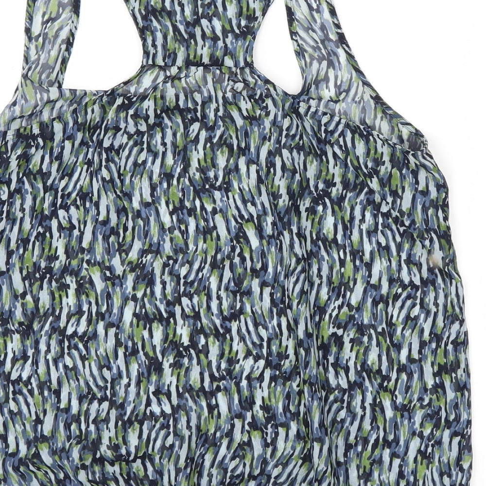 Womens UK Size M Gap Blue Basic Blouse