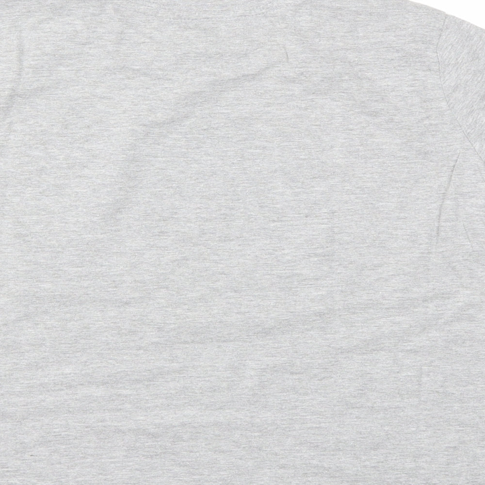 Daisy Street Womens Grey Basic T-Shirt Size S