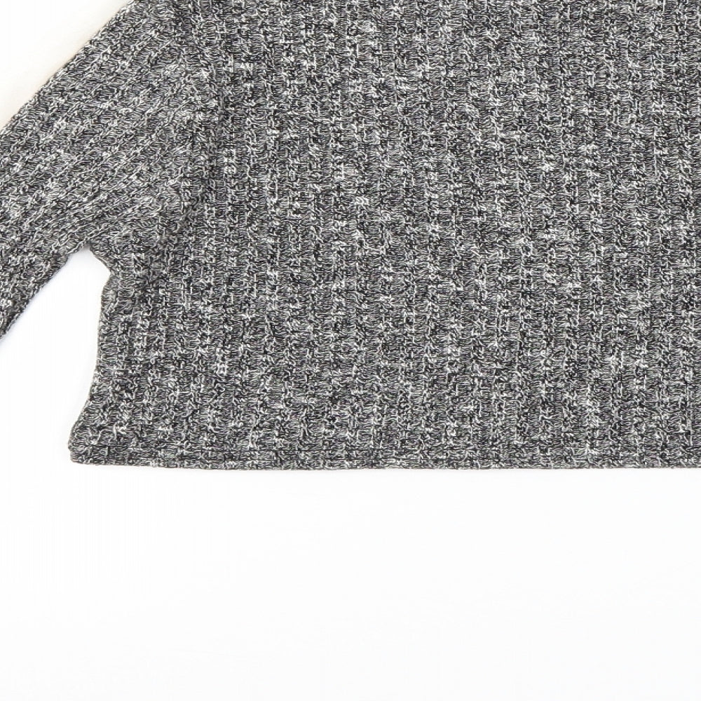 Daisy Street Womens Grey Basic T-Shirt Size M