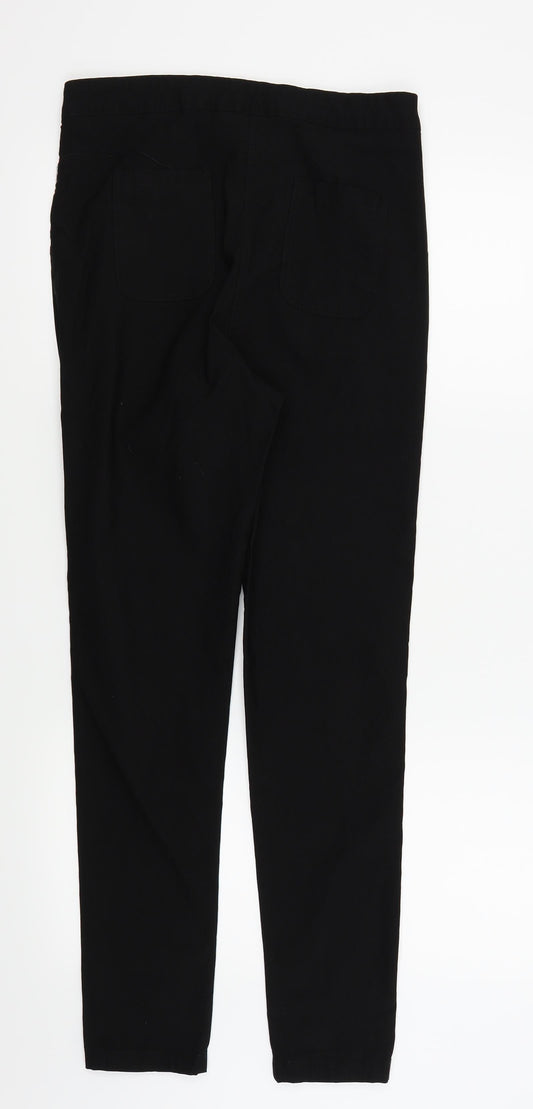 Select Womens Black Trousers Size 14 L27 in