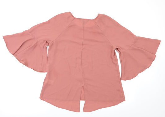 Primark Womens Pink Basic Blouse Size 10