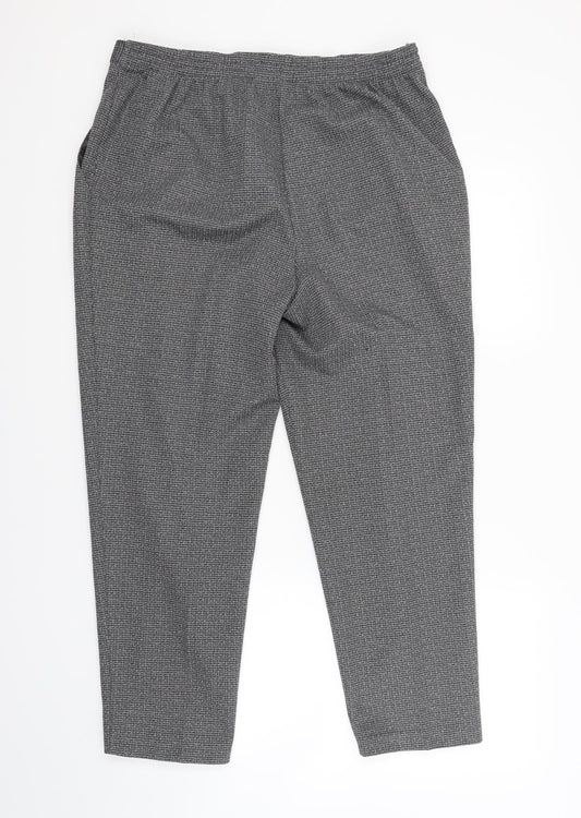 Womens UK Size 16 Marks and Spencer Regular Fit Grey Trousers