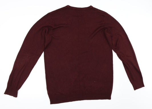 Pep&Co Mens Red Pullover Jumper Size L