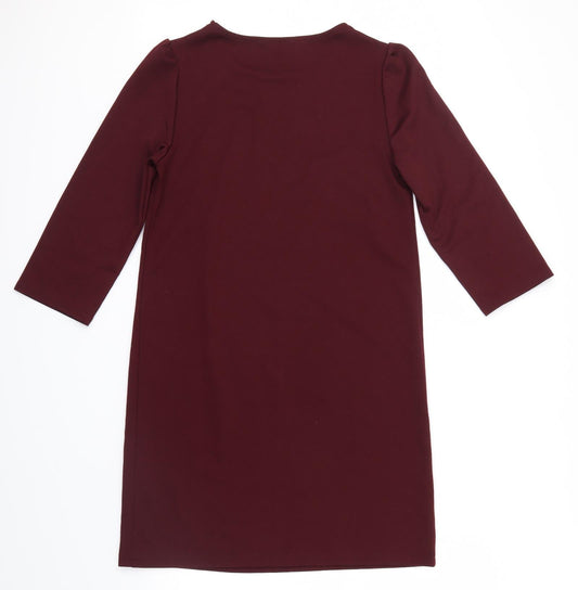 New Look Womens Purple A-Line Size 8