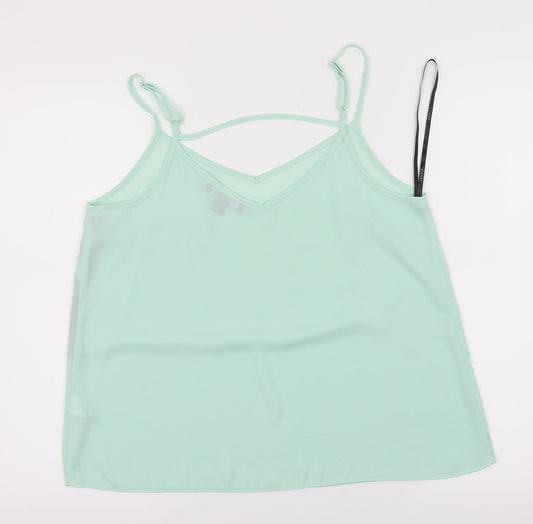 Primark Womens Green Camisole Tank Size 12