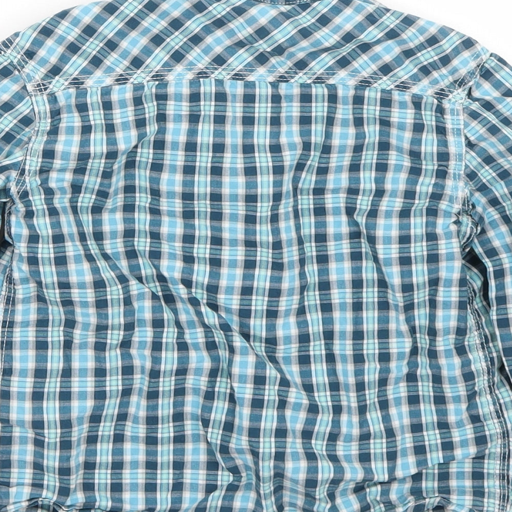H&M Boys Blue Basic Button-Up Size 2-3 Years