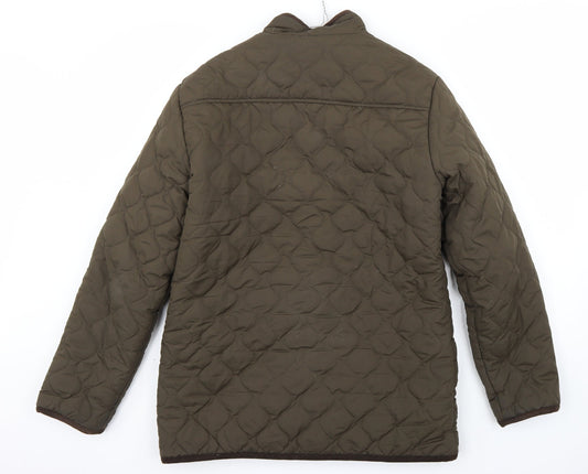 ACW85 Womens Green Jacket Coat Size M