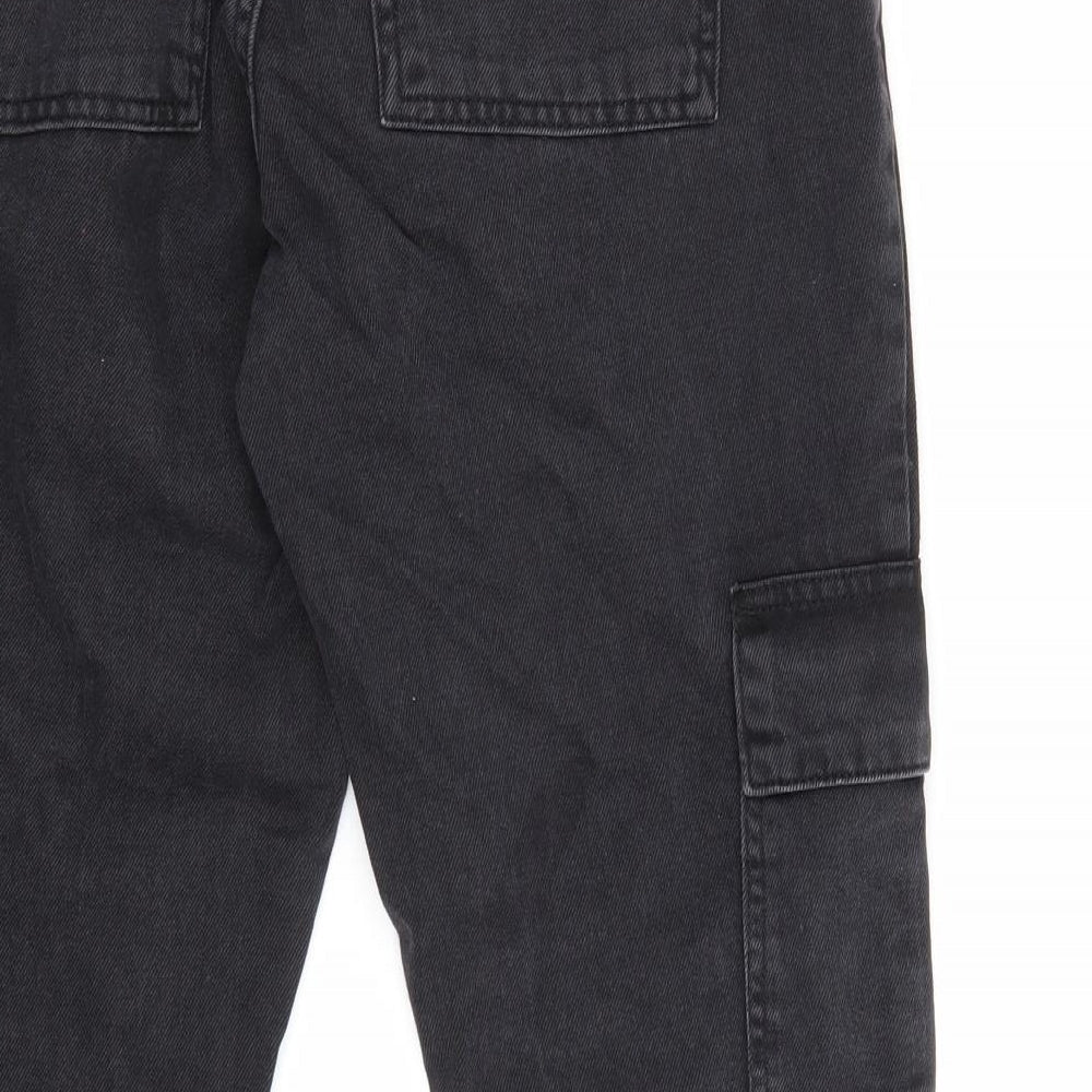 Denim & Co. Womens Black Straight Jeans Size 10 L26 in