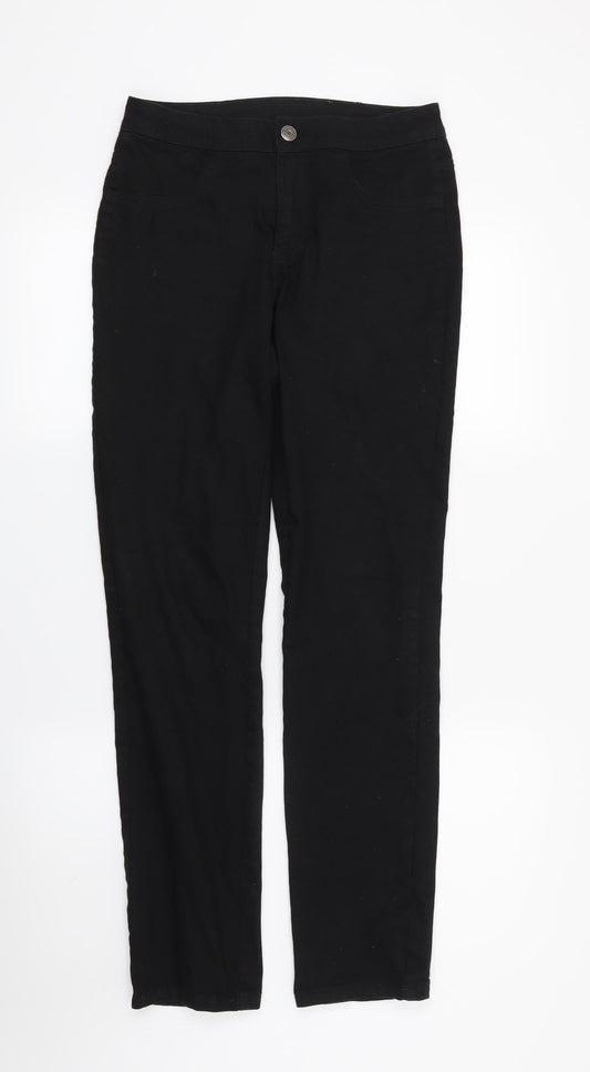 Womens UK Size 10 ESMARA Regular Fit Skinny Black Jeans