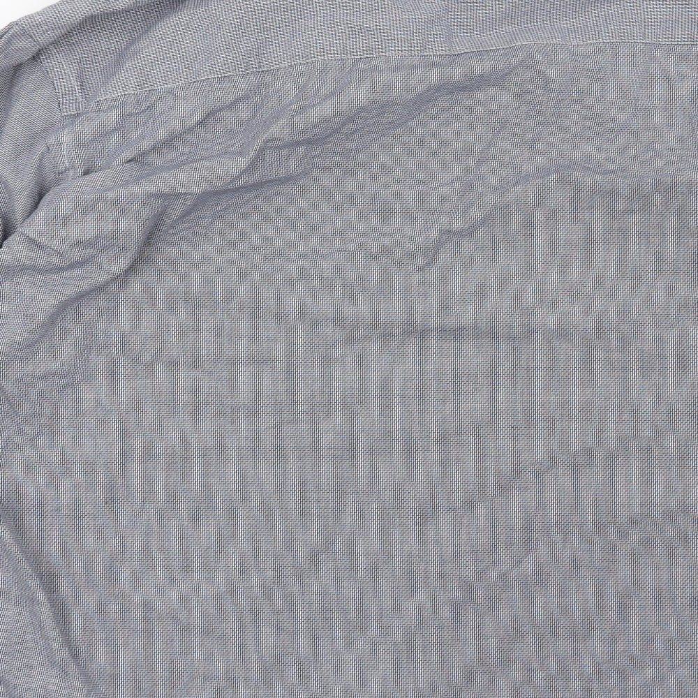 Taylor & Wright Mens Blue Button-Up Size 17