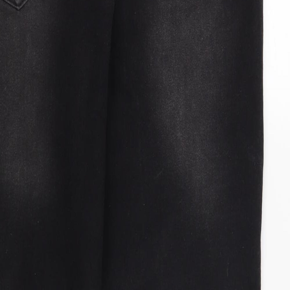 Mens UK Size 39 in The Rockn Rev Regular Fit Skinny Black Jeans