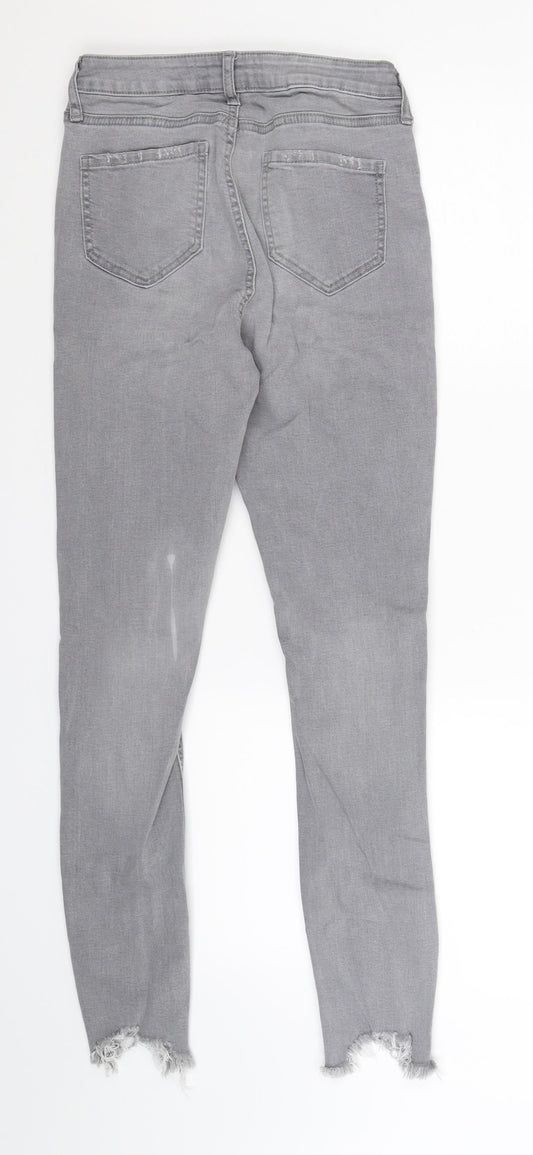 Denim Co Womens Grey Denim Jegging Jeans Size 8 L27 in