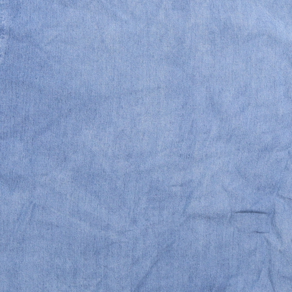 Daisy Street Womens Blue Basic T-Shirt Size M