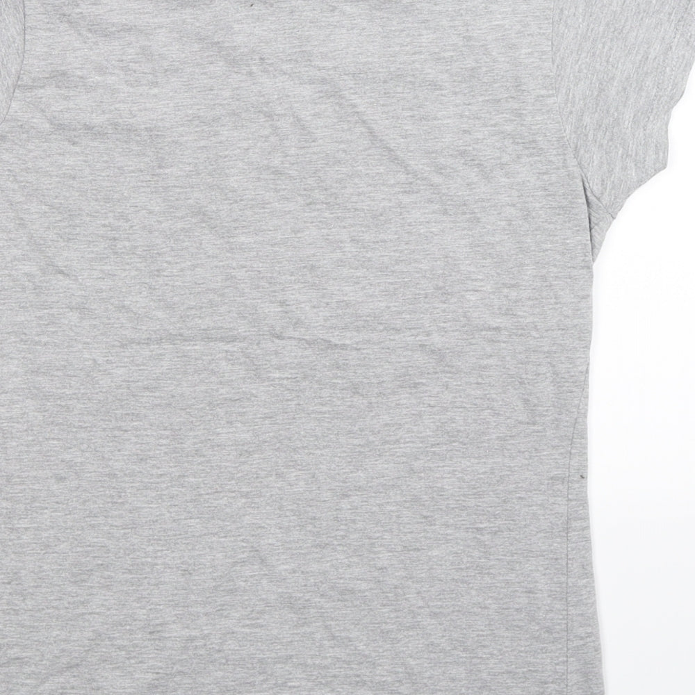 Gildan Womens Grey Basic T-Shirt Size S
