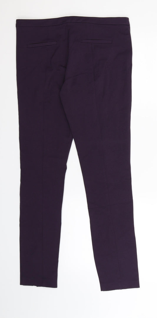 Topshop Womens Purple Trousers Size 10 L27 in