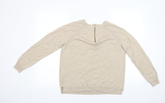 Per Una Womens Ivory Pullover Jumper Size 12