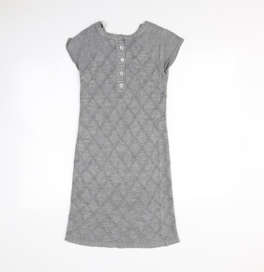 George Womens Grey Jumper Dress Size 8