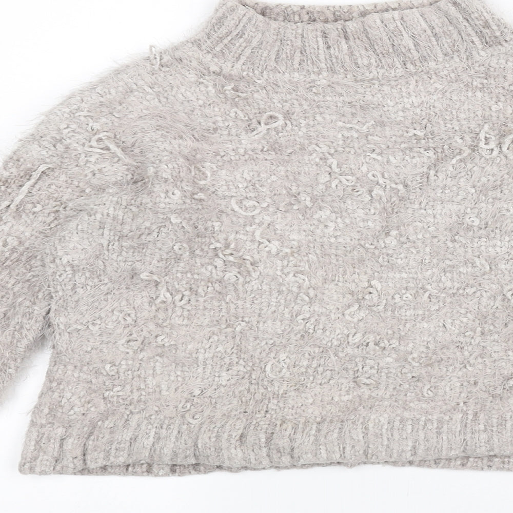Primark Womens White Knit Pullover Jumper Size S