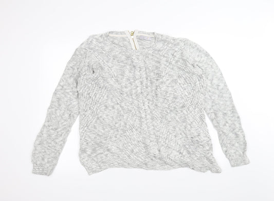 Per Una Womens White Pullover Jumper Size 16