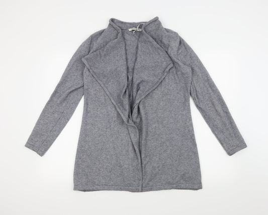 Betty Barclay Womens Grey Cardigan Jumper Size 10 - Open front