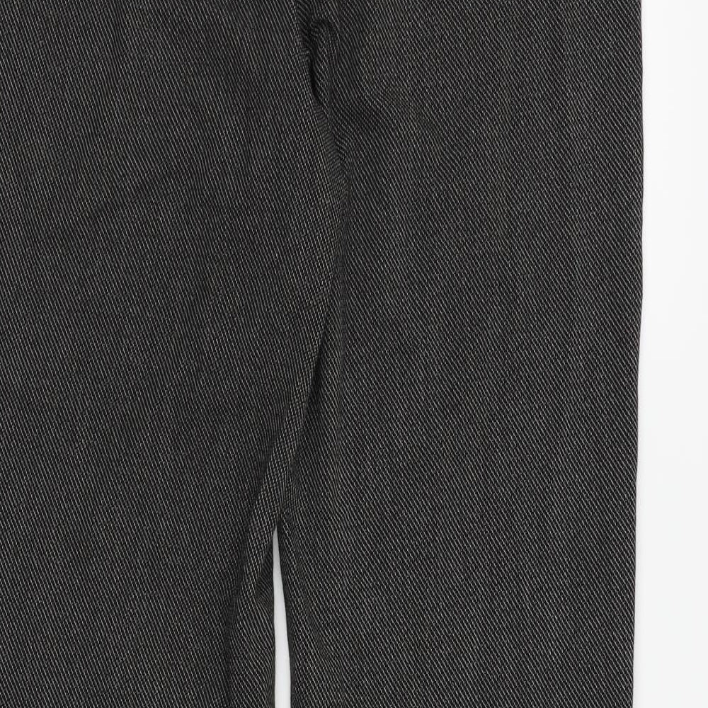 Womens UK Size 12 Marks and Spencer Regular Fit Black Trousers