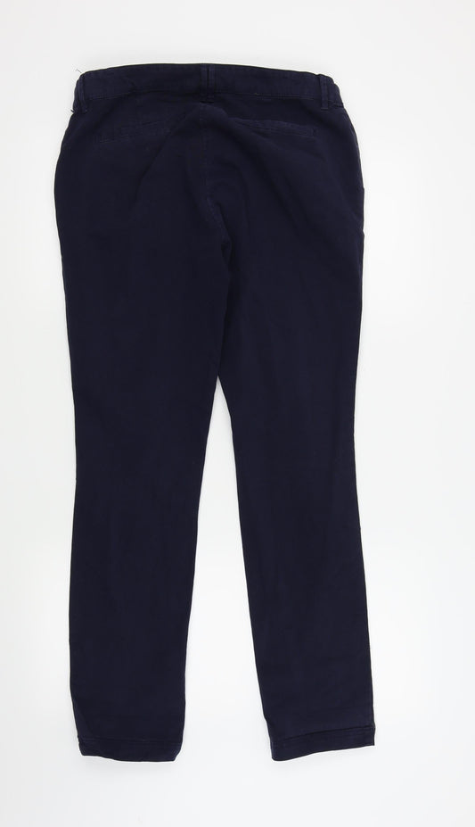 NEXT Womens Blue Trousers Size 10 L29 in
